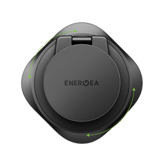 AM-GYRO-GUN | ENERGEA Alumag Gyro | 360 Rotating Base 3In1 Foldable Qi2.2 Aluminium Wireless Charger 25W | Gunmetal - GulfStore.com