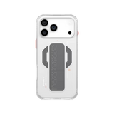 SkinArma |SK-2025IPP6.3-HAXA-CLR| حافظة Haxa Mag Safe و Grip Stand | لهاتف IPhone 17 Pro، 6.3 بوصة، 2025 | شفاف