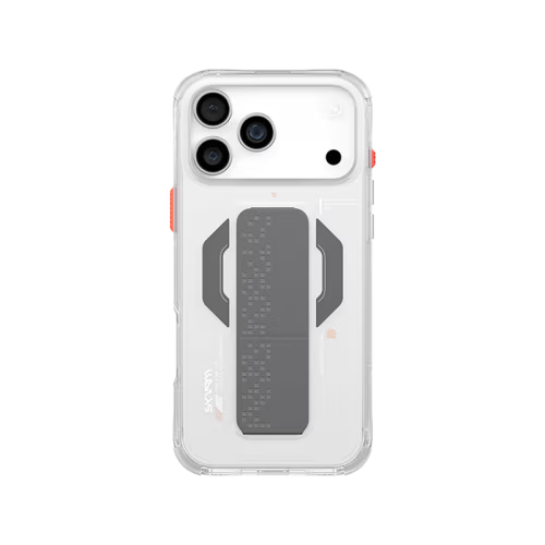 SkinArma |SK-2025IPP6.9-HAXA-CLR| Haxa Mag Safe & Grip Stand Case | For IPhone 17 Pro Max , 6.3 