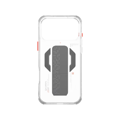 SkinArma |SK-2025IPP6.3-HAXA-CLR| Haxa Mag Safe & Grip Stand Case | For IPhone 17 Pro , 6.3 