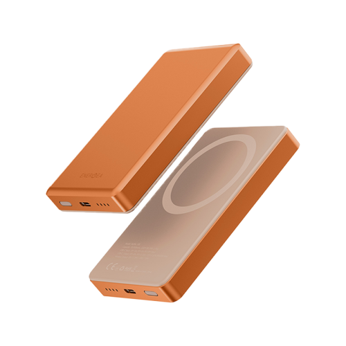 AP-10KQH-ORG | ENERGEA Alupac 10K | 10000Mah Ultra Light Aluminium Magsafe Compatible Power Bank | Orange