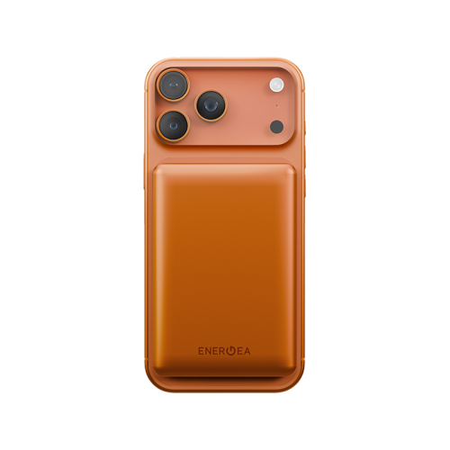 AP-10KQH-ORG | ENERGEA Alupac 10K | 10000Mah Ultra Light Aluminium Magsafe Compatible Power Bank | Orange