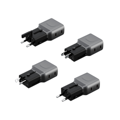 TGA-65-GUN | ENERGEA Travelgo Adapter 65 | 2C 65W | Gunmetal - GulfStore.com