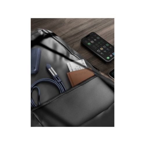 CBL-SHTHTRV-ORG120 | ENERGEA Sheath Travel | 2-In-1 USB-C To USB-C + USB-A 480 Mbps With 60W | Cable | 1.2M | Orange - GulfStore.com
