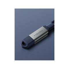 CBL-SHTHTRV-ORG120 | ENERGEA Sheath Travel | 2-In-1 USB-C To USB-C + USB-A 480 Mbps With 60W | Cable | 1.2M | Orange - GulfStore.com
