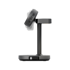 MAG-ARCSTD65-GUN | ENERGEA Magarctic Stand | 4-In-1 Thermo Cool Charg In g Stand With Retractable Cable And 65W Charger | Gunmetal - GulfStore.com