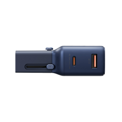 TGA-35-BLU | ENERGEA Travelgo 1-Port USB-C & 1-Port USB-A 35W Travel Adapter | Blue - GulfStore.com