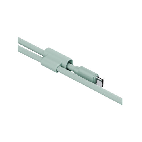 CBL-LASS-SAG150 | إنرجيا لاسو لانيارد | كابل USB-C إلى USB-C بسرعة 480 ميجابت في الثانية وقدرة 240 واط مع بطاقة تعليق | 1.5 متر | ساج