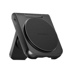 MAG-DUO-GUN | ENERGEA Magcube | 2 In 1 Foldable Magsafe Fast Wireless Charger | Gunmetal - GulfStore.com