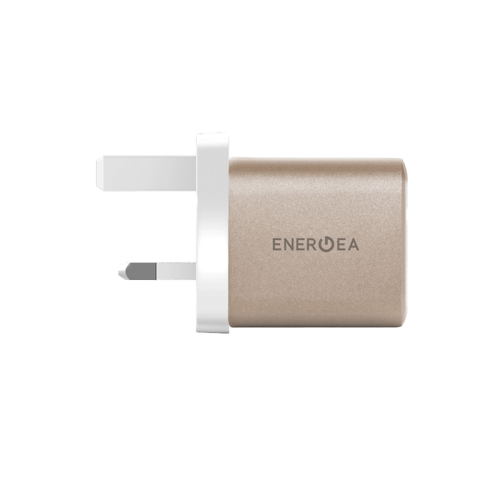CHR-AC-GAN35GLDUK | ENERGEA Ampcharge | Gan35 1C1A Pd/Pps/Qc3.0 Wall Charger | 35W ( UK ) | Gold - GulfStore.com