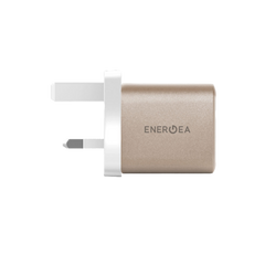 CHR-AC-GAN35GLDUK | ENERGEA Ampcharge | Gan35 1C1A Pd/Pps/Qc3.0 Wall Charger | 35W ( UK ) | Gold - GulfStore.com