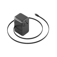 TWA-GAN85C-GUN | ENERGEA Travelworld Adapter Gan85 With 80CM Type-C Cable | 3C1A 85W | Gunmetal - GulfStore.com