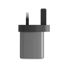 CHR-ACMINI-45UK | ENERGEA Ampcharge | Mini 45 PD/PDS/Qc3.0 Gan Wall Charger | 45W ( UK ) | Gunmetal - GulfStore.com