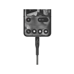 CBL-DFLCL-BLK150M | ENERGEA Flow | USB-C To L Mfi Display Cable 480Mbps With Mct | 1.5M | Black - GulfStore.com