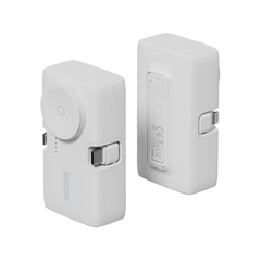 GPW-KODA-WHT | Bazic Gopower Koda | 2-In-1 5000Mah Foldable USB-C / Lightning Pin Powerbank With Apple Watch Charger | Vanilla - GulfStore.com