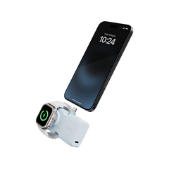 GPW-KODA-BLU | Bazic Gopower Koda | 2-In-1 5000Mah Foldable USB-C / Lightning Pin Powerbank With Apple Watch Charger | Bubblegum - GulfStore.com