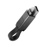 CBL-GC4N1-BLK015 | إنيرجيا بازيك غوتشارج ألوكابل | كابل شحن ألومنيوم 4 في 1 شحن سريع PD | 15 سم | أسود