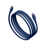 Energea Flow 480mbps Usb-C To Usb-C 60W Cable 1.5M | Indigo Blue