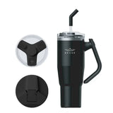 17996, BT-01BK , Brave Temp Guard Vacuum Insulated Travel Mug – 180° Rotating Handle, 24H Cold & 12H Hot Retention, Leak-Proof Lids, 1200ml - Black