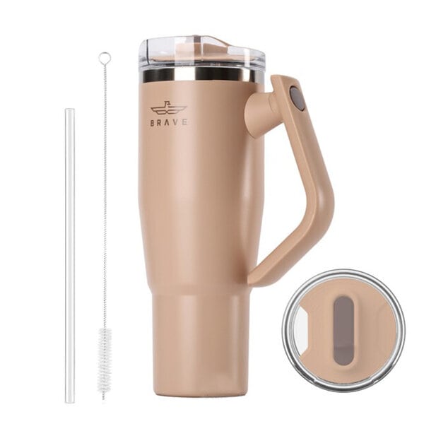 18958 | BT-04BR | Brave Temp Guard Vacuum Insulated Travel Mug | Brown