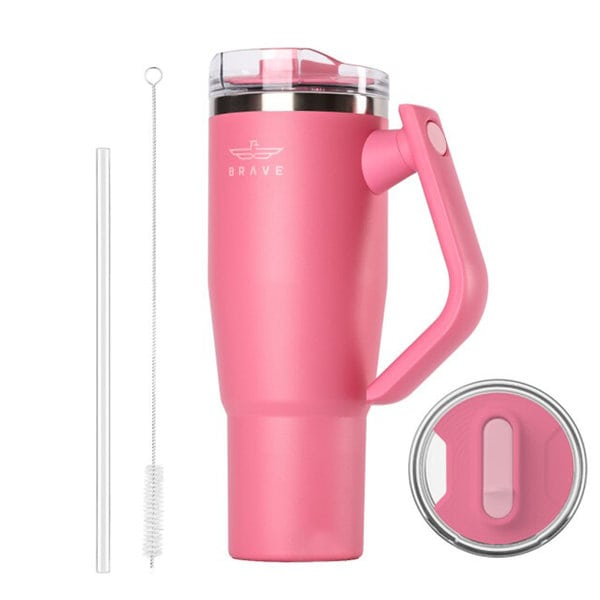 18959 | BT-04RR | Brave Temp Guard Vacuum Insulated Travel Mug | Rose Red