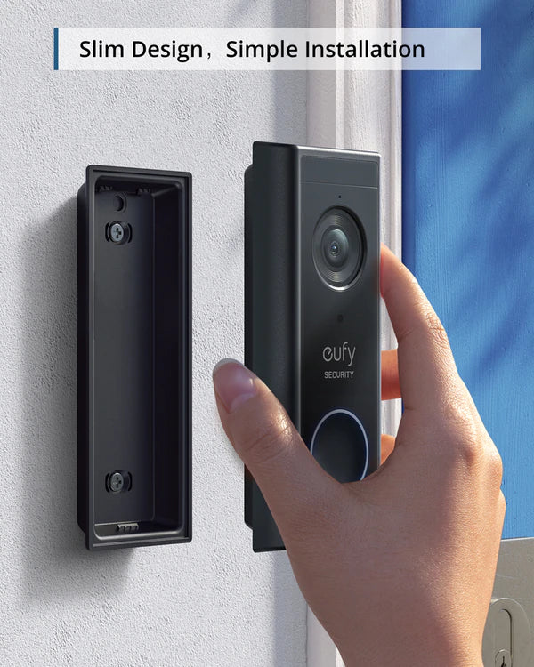 Eufy Video Doorbell 1080p (Battery-Powered) E8220311 - Black
