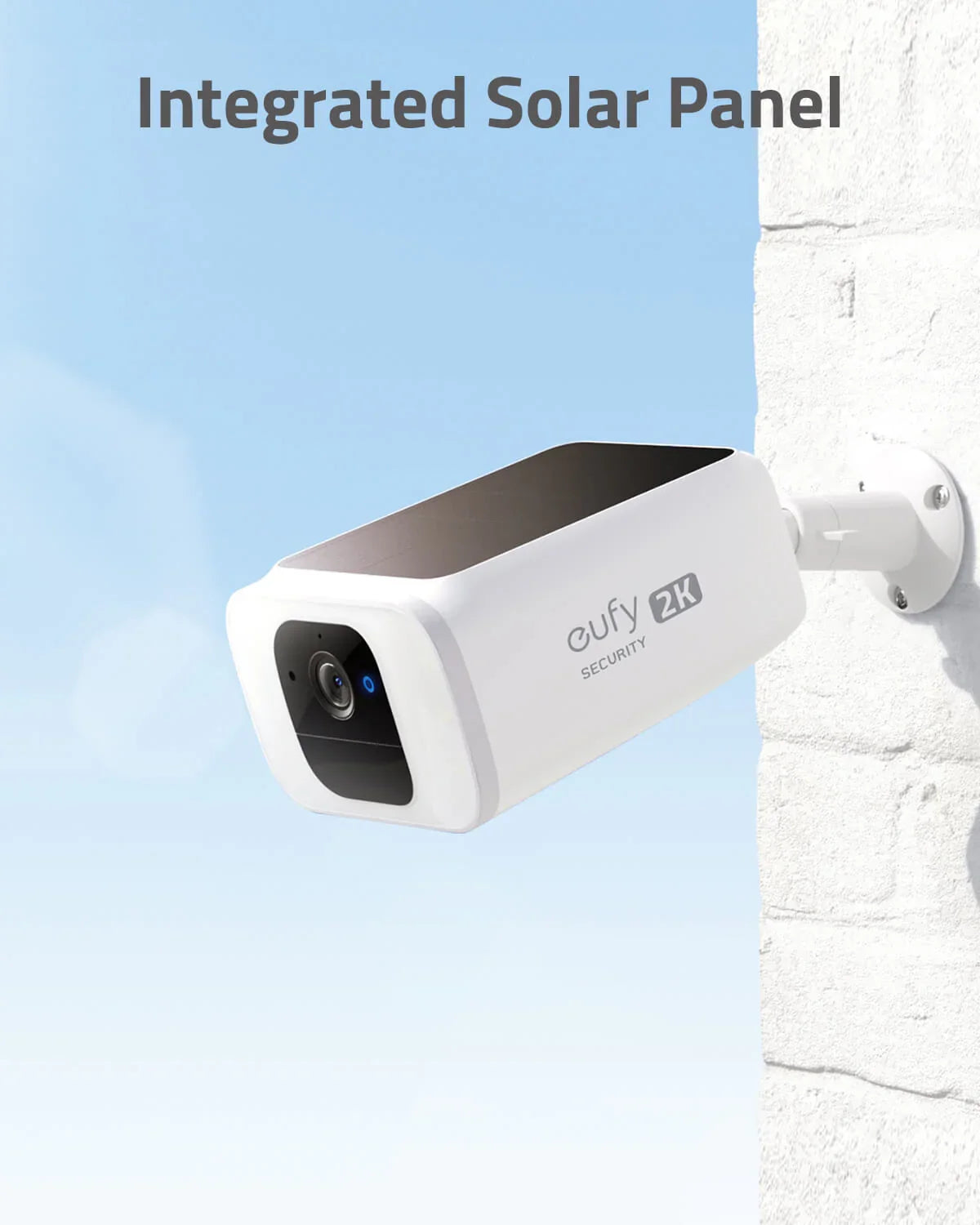 Eufy Spotlight SoloCam S40 Solar 2K Wi-Fi T81243W1 - White
