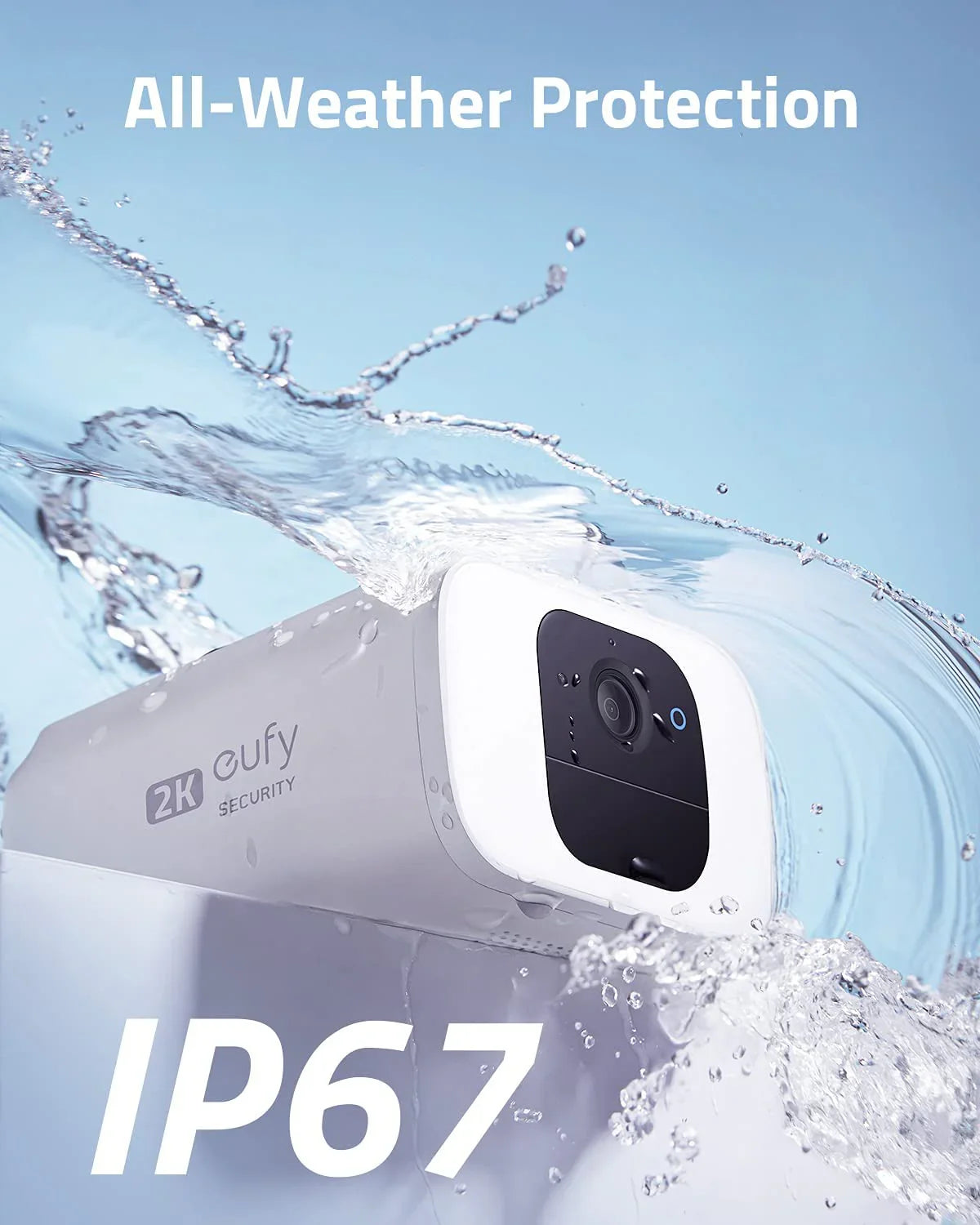 Eufy Spotlight SoloCam S40 Solar 2K Wi-Fi T81243W1 - White