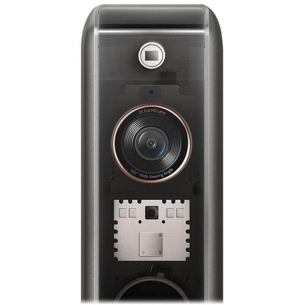 Eufy Video Doorbell Dual Camera 2K with HomeBase E8213G11 - Black