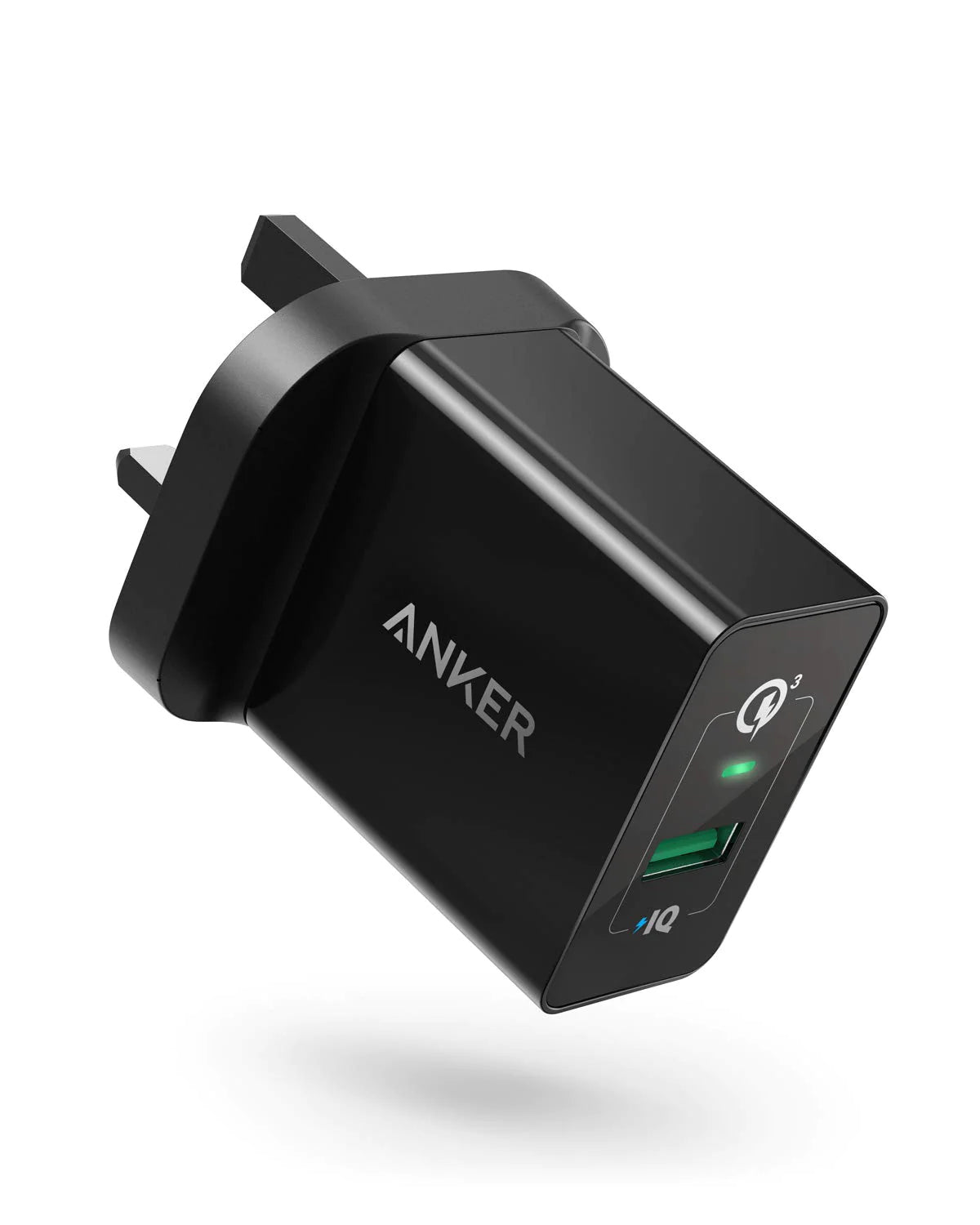 Anker PowerPort+ 1 with QC3.0 and IQ (Black) ANK-A2013-18-BK