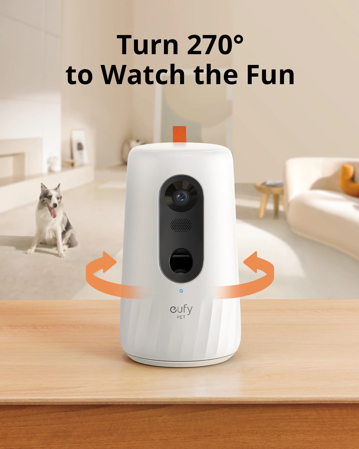 Eufy Dog Camera D605 T7200K21 - White