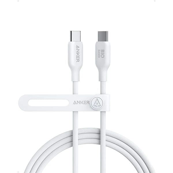 Anker 544 USB-C to USB-C Cable 140W (Bio-Based) (1.8m/6ft) A80F2H21 - White