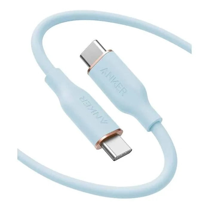 Anker 544 USB-C TO USB-C CABLE 140W(BIO-BASED)(0.9/3FT)A80F1H31 - BLUE