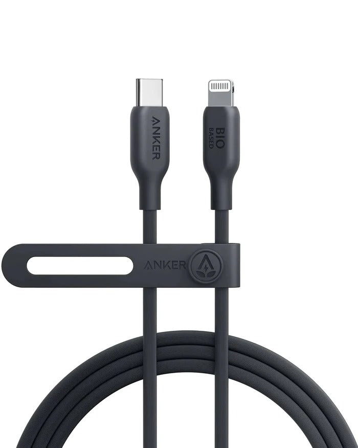 Anker 542 USB-C to Lightning Cable (Bio-Based) (1.8m/6ft) A80B2H11 - Black
