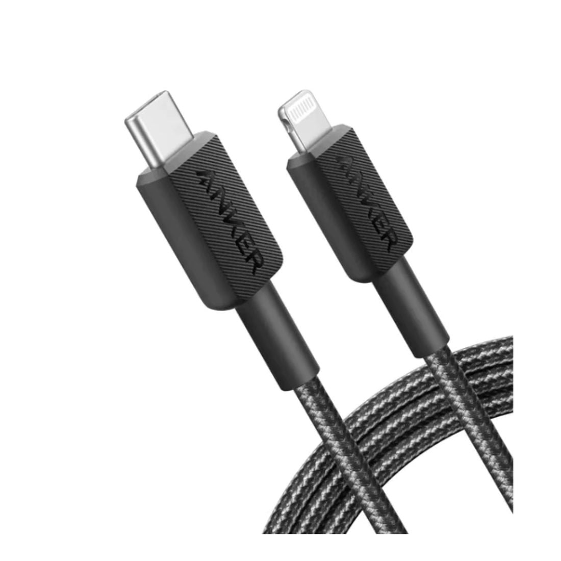 Anker 322 USB-C to Lightning Cable Braided (1.8m/6ft) A81B6H11 - Black