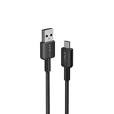 Anker 322 USB-A to USB-C Cable Braided (1.8m/6ft) A81H6H11 - Black - GulfStore.com