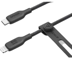 Anker 542 USB-C to Lightning Cable (Bio-Nylon) (1.8m/6ft) - Black A80B6H11 - GulfStore.com