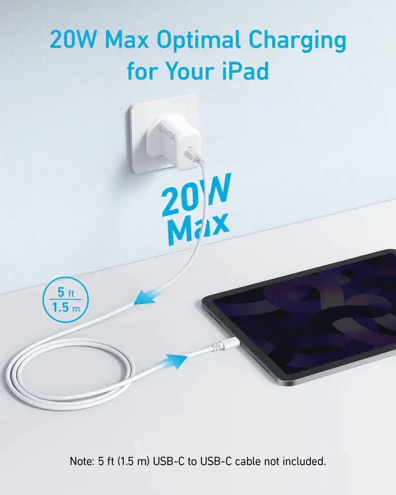 A2347K21 Anker 312 Charger 20W -White - GulfStore.com