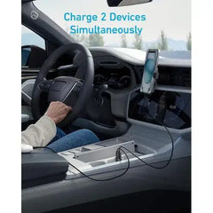 A2741H11 Anker Car Charger (30W, 2 Ports) - Black - GulfStore.com