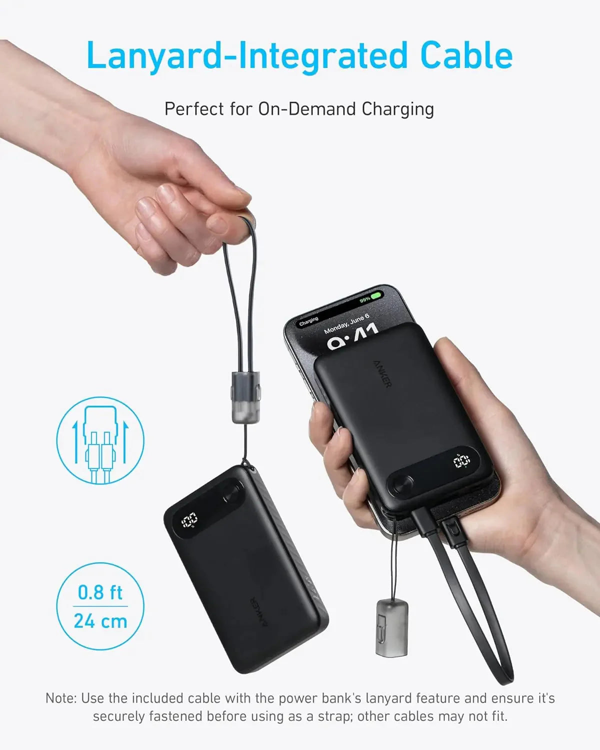 Anker Power Bank (10K, 22.5W) -Black