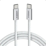 Anker Zolo USB-C to USB-C Cable 240W Braided (1.8m/6ft) -White - GulfStore.com