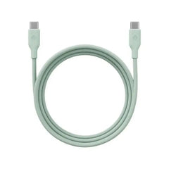 BAZIC GOCHARGE WEAVE C-C CABLE 480MBPS - 60W 1.5M - GREEN - GulfStore.com