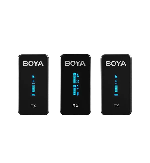 BOYA BY-XM6-S2 Mini Ultracompact 2.4GHz Dual-Channel Wireless Microphone System