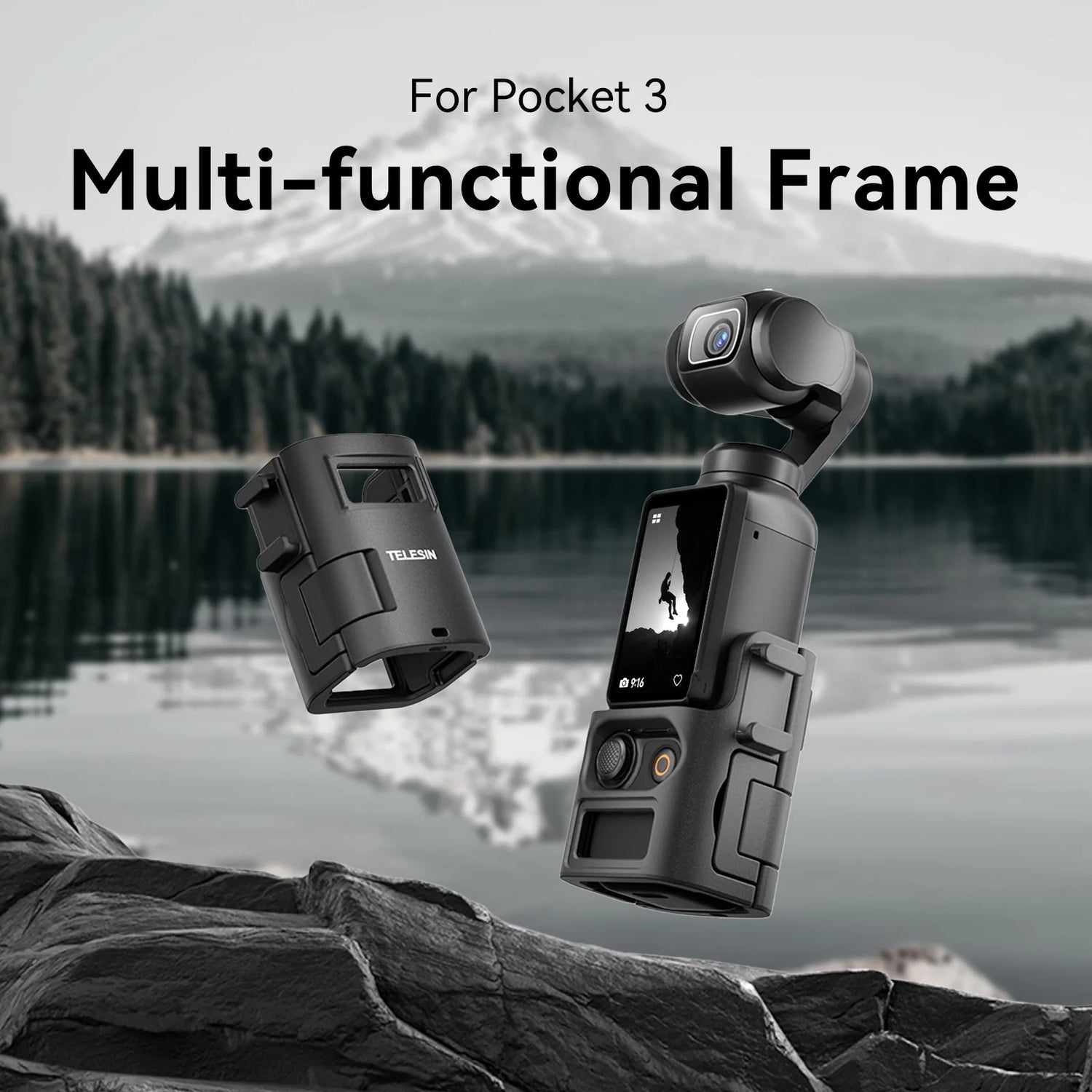 Telesin Multi-function Expansion Frame for DJI Pocket3