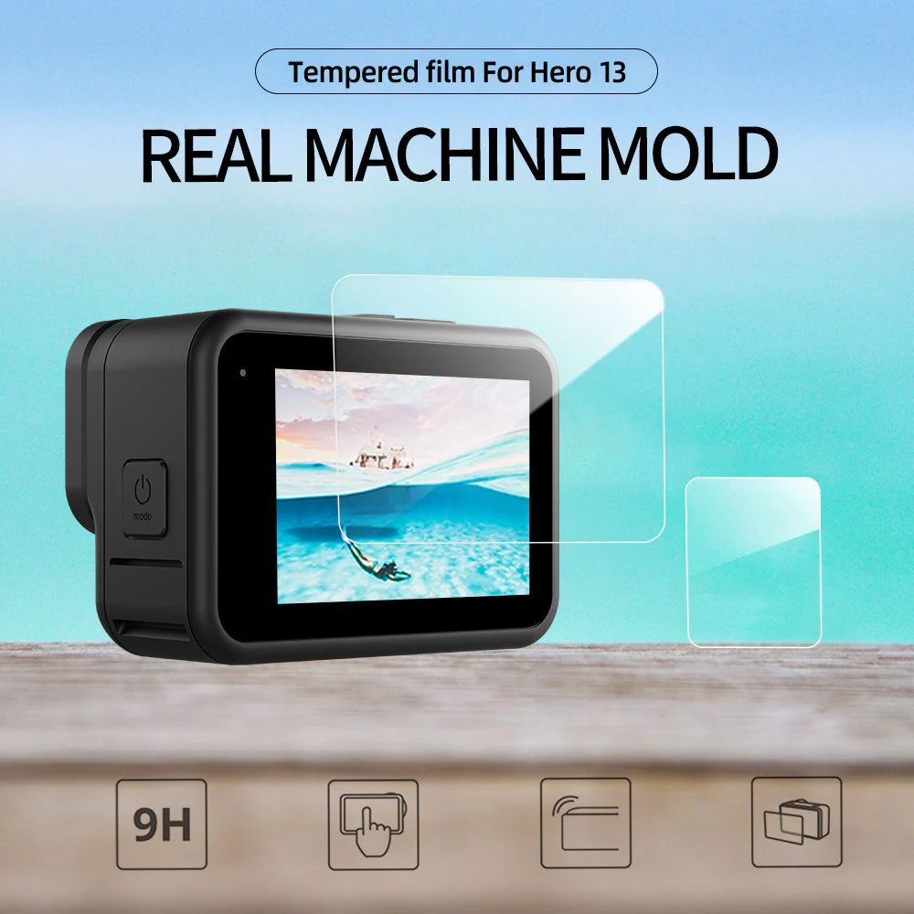 Telesin Tempered glass screen and lens protector for GoPro Hero 13