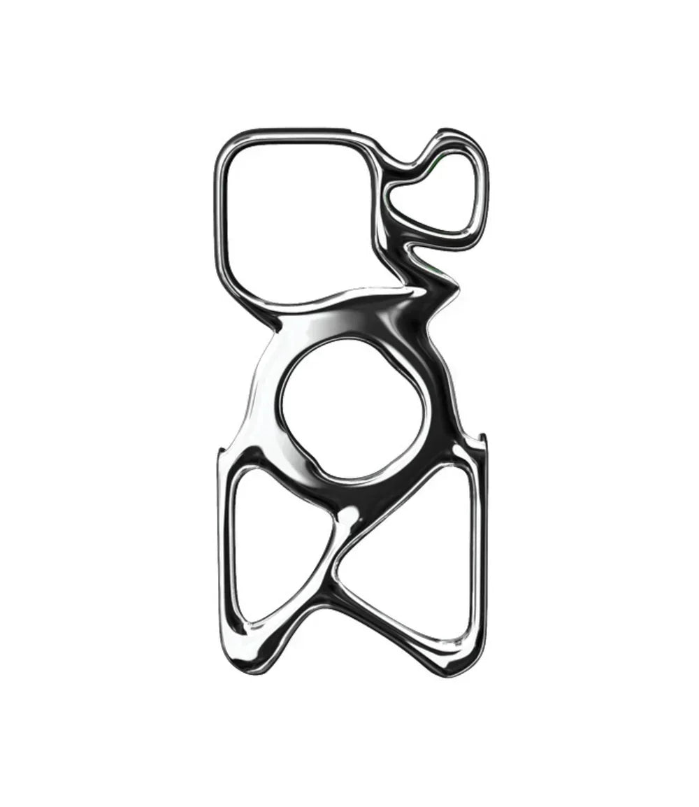 AM Emptiness iPhone 15 pro Case - Shiny Silver