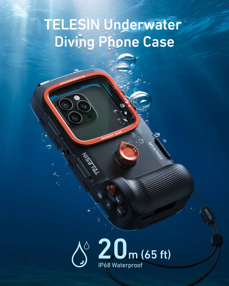 Telesin Diving Phone Case with Remote Control