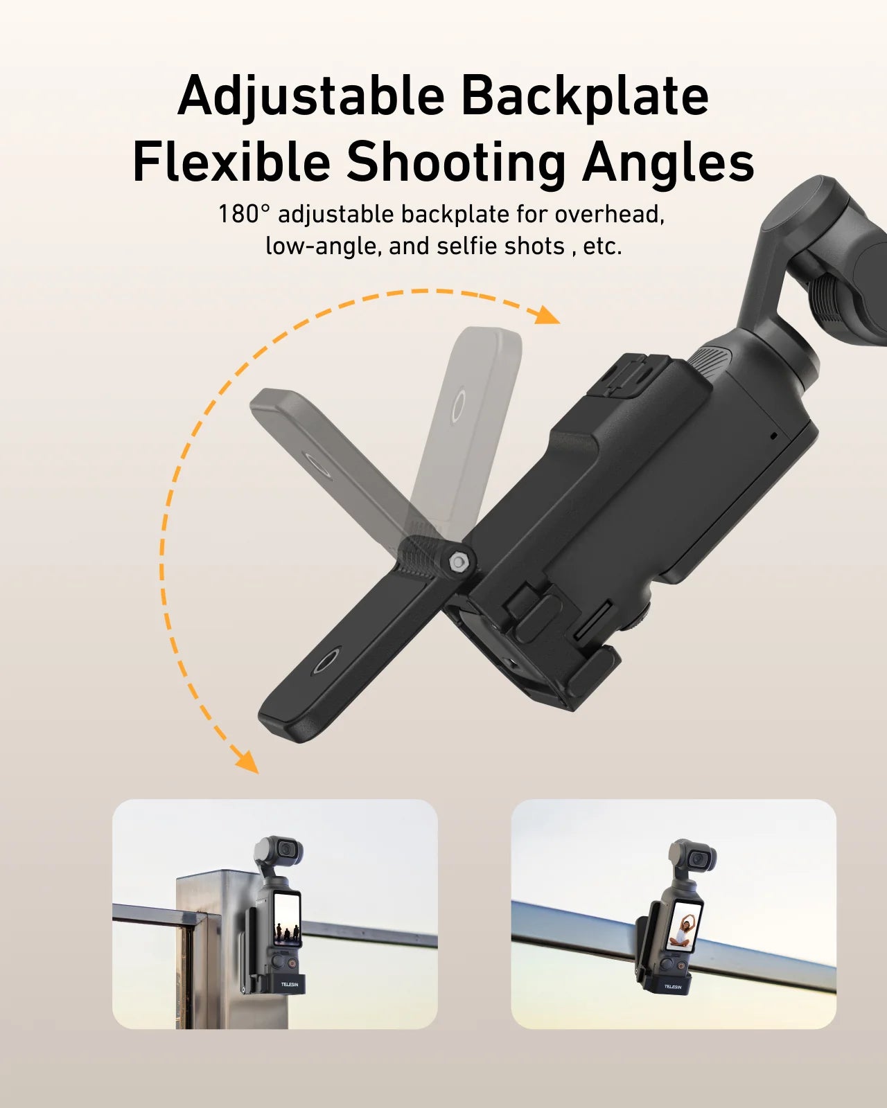 Telesin Magnetic Mount Stand for Pocket 3/4