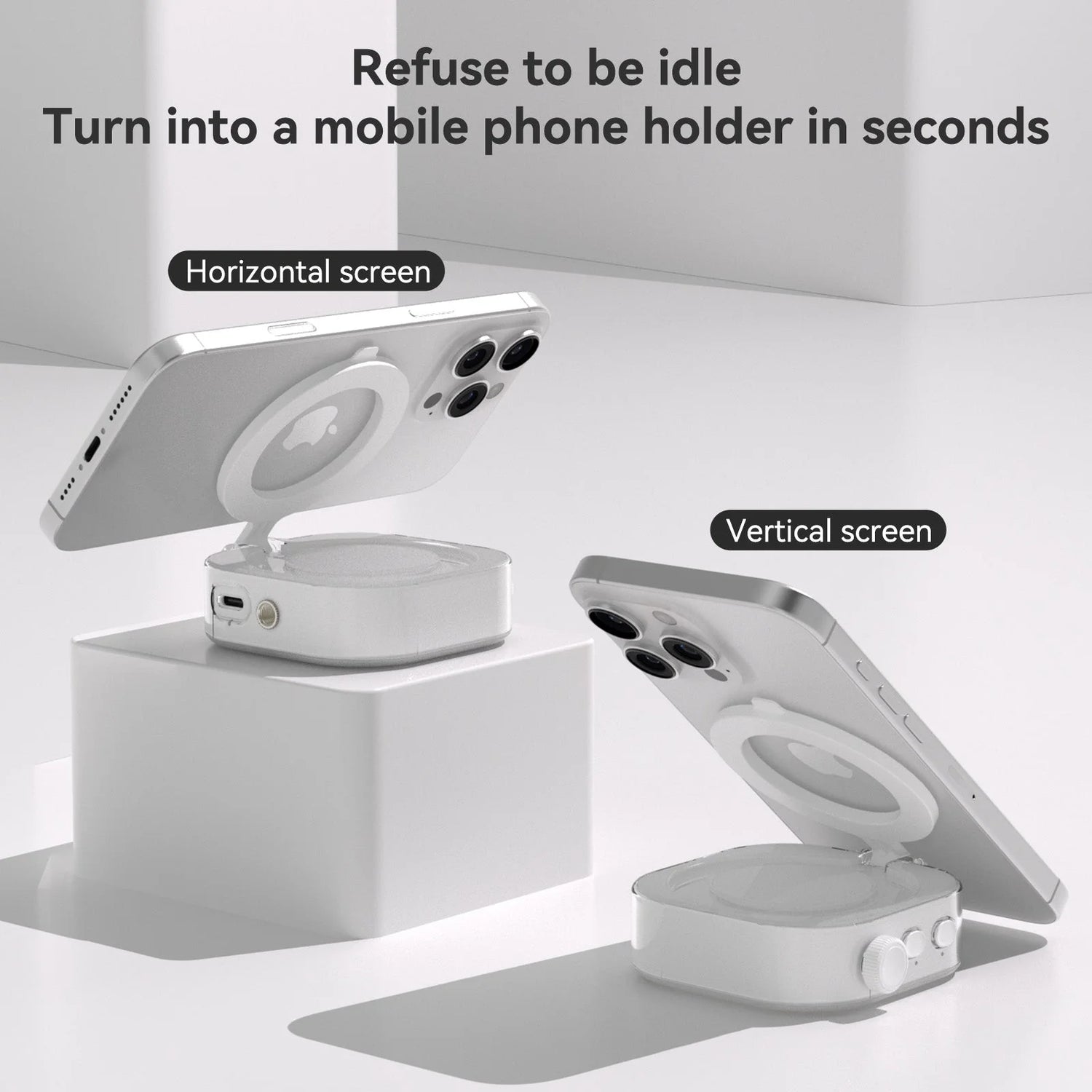 Telesin Magnetic Ice Cube Light for Phones
