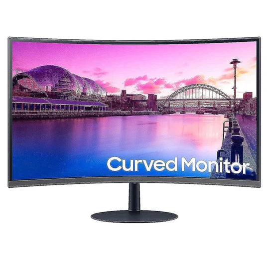 شاشة سامسونج المنحنية 27 بوصة 1000R VA FullHD 75Hz مع HDMI، DP -27C390 